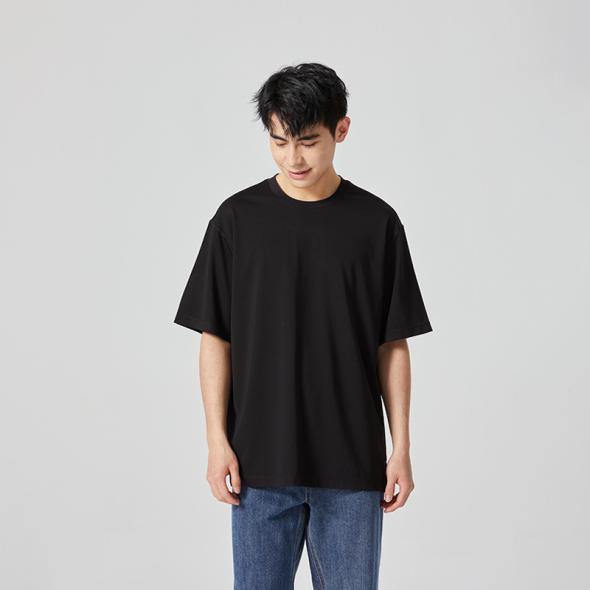 2 Pack Black Oversized Cotton T-Shirts  |  Mens T-Shirt & Polos Clothing Mens