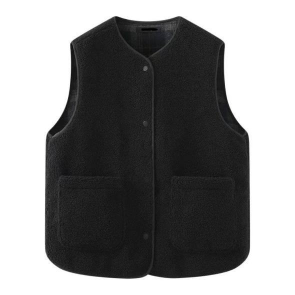 Black Borg Sleeveless Gilet Jacket  |  Womens Coats & Jackets Clothing Coats & Jackets