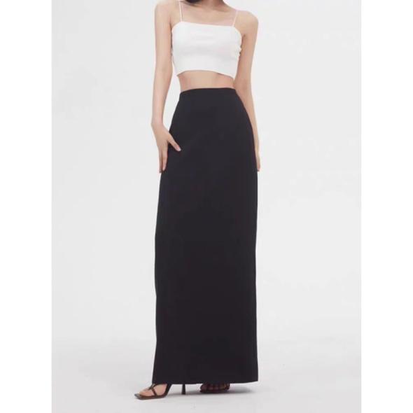 Black Bow Detail Midi Skirt  |  Womens Co-Ords Clothing Co-Ords