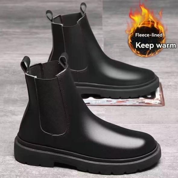 Black Chunky Chelsea Boots  |  Womens Boots Boots Boots