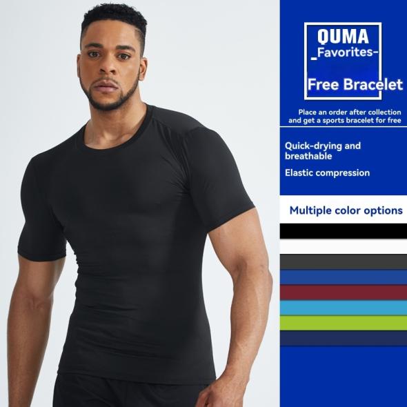 Black Cotton Muscle Fit T-Shirt  |  Mens T-Shirt & Polos Clothing Mens