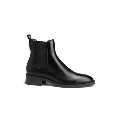 Black Leather-Look Chelsea Boots  |  Womens Boots Boots Boots