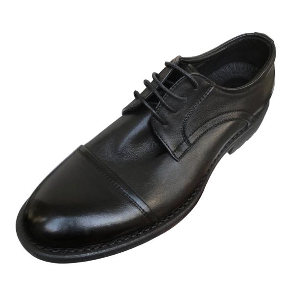 Black Leather-Look Oxford Shoes  |  Mens Shoes Mens Mens