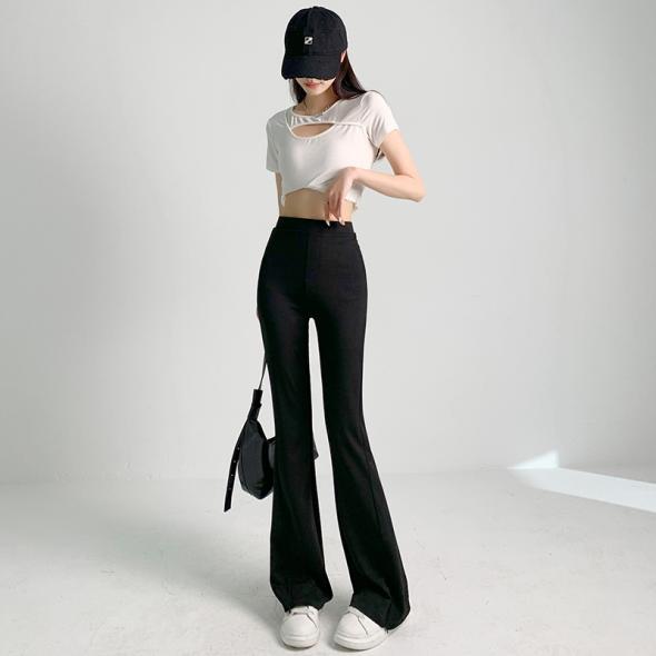 Black Pintuck Bootcut Tailored Trousers  |  Womens Suits & Tailoring Clothing Suits & Tailoring