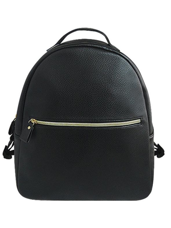 Black Pocket Front Backpack  |  Womens Bags Accessories Bags