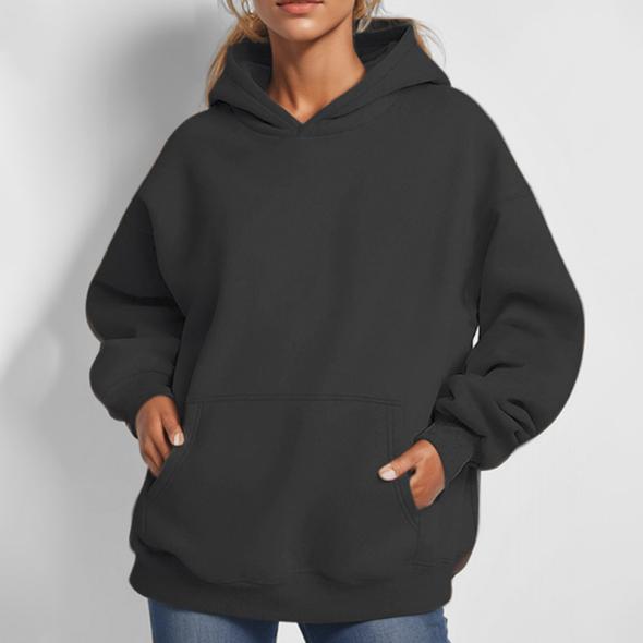 Black Pocket Front Hoodie  |  Womens Hoodies & Sweatshirts Clothing Hoodies & Sweatshirts