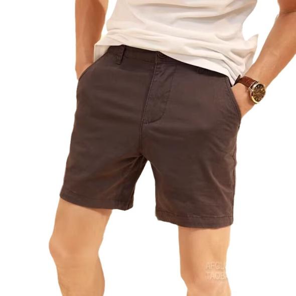 Black Regular Cotton Chino Shorts  |  Mens Shorts Clothing Mens