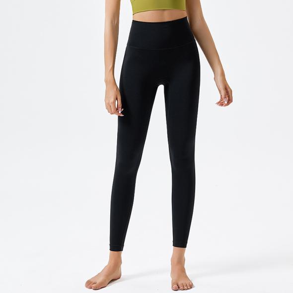 Black Ribbed Seamless Leggings  |  Womens Leggings Clothing Leggings