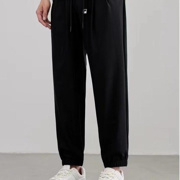 Black Tie Waist Joggers  |  Womens Trousers Clothing Trousers