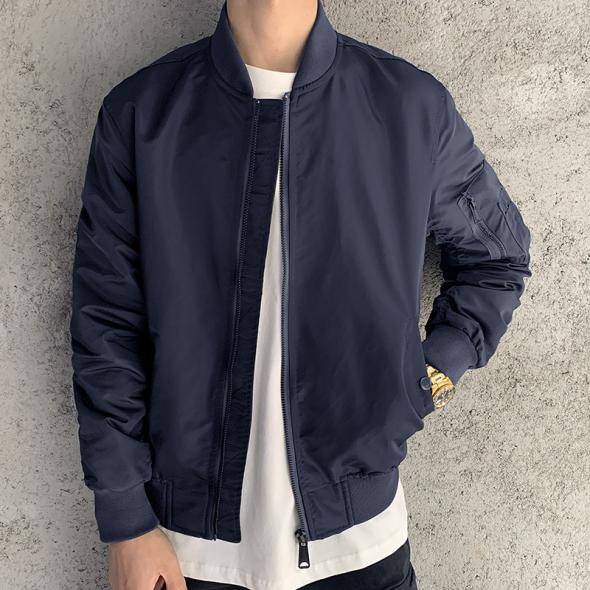 Black Twill Bomber Jacket  |  Mens Coats & Jackets Clothing Coats & Jackets