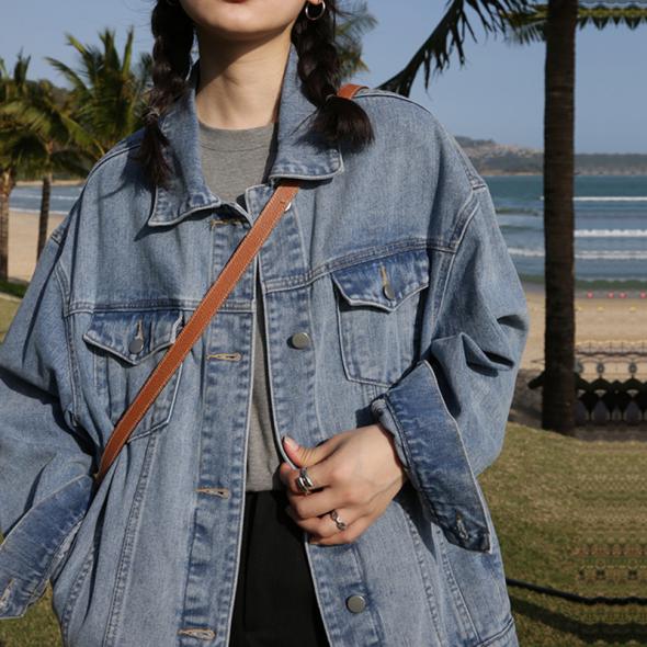 Blue Oversized Denim Jacket  |  Womens Denim Clothing Denim