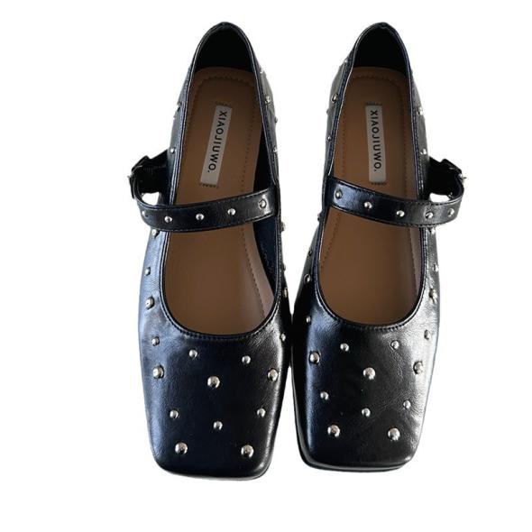 Extra Wide Fit Black Diamanté Embellished Ballet Flats  |  Womens Ballet Pumps Ballet Pumps Ballet Pumps