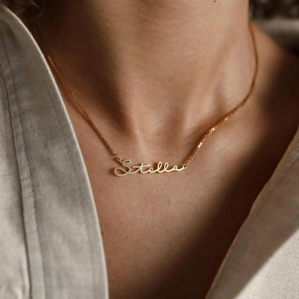 Gold Libra Star Sign Necklace  |  Womens Jewellery Accessories Jewellery