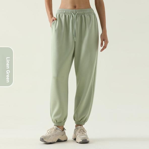 Green Wide Leg Joggers  |  Womens Lounge & Sports Clothing Lounge & Sports