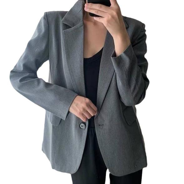 Grey Marl Blazer  |  Womens Blazers Blazers Blazers