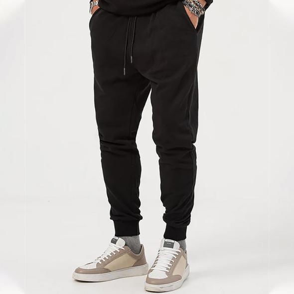 Grey Marl Oversized Crew Neck Sweatshirt  |  Mens Trousers & Chinos Clothing Joggers