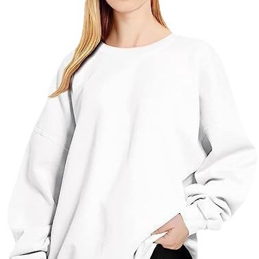 Grey Split-Hem Oversized Sweatshirt  |  Womens Lounge & Sports Clothing Hoodies & Sweatshirts