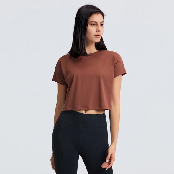 Khaki Cotton Boxy T-Shirt  |  Womens Basics Basics Basics