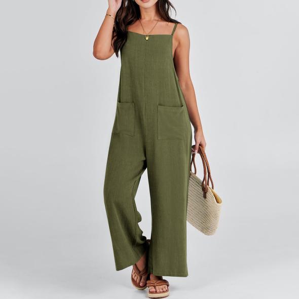 Khaki Dungaree Jumpsuit  |  Womens Jumpsuits & Playsuits Clothing Jumpsuits & Playsuits