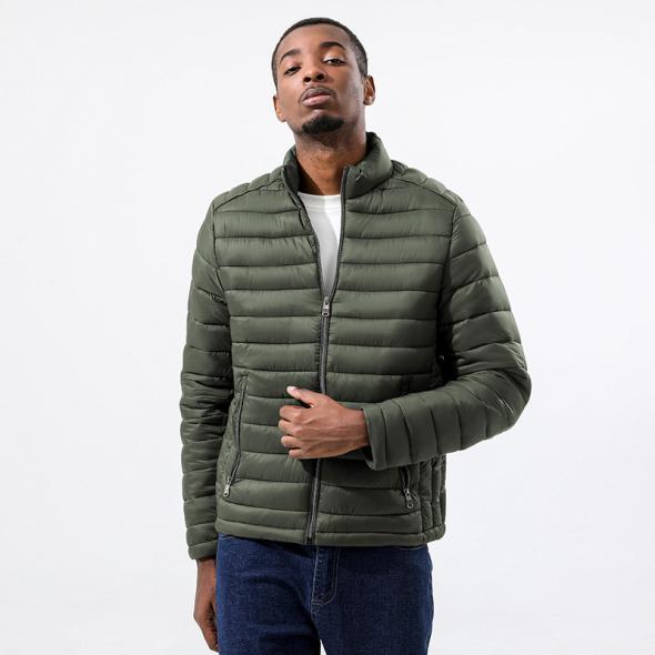 Khaki Puffer Jacket  |  Mens Coats & Jackets Clothing Coats & Jackets