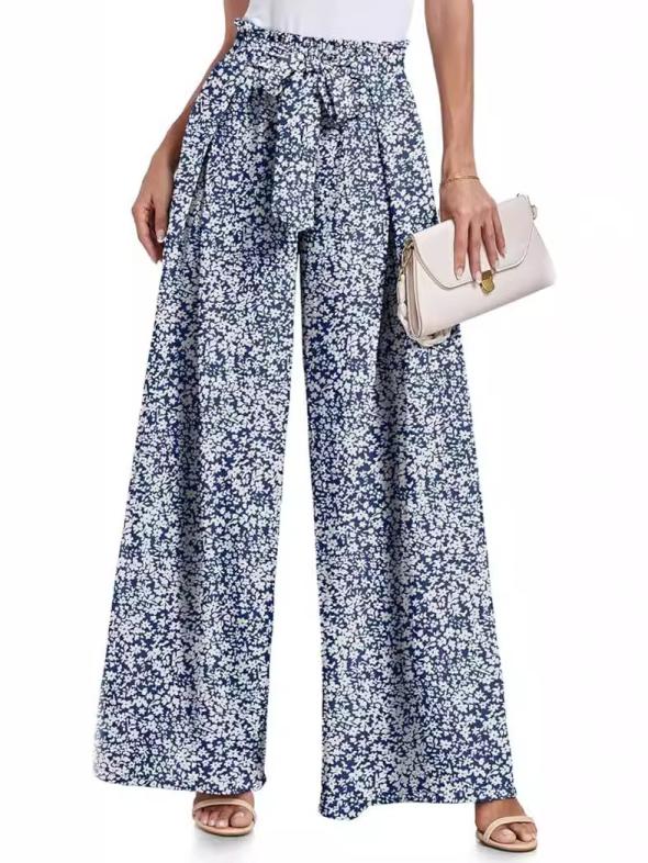 Mela Green Floral Tie Waist Crop Jumpsuit  |  Womens Jumpsuits & Playsuits Clothing Jumpsuits & Playsuits