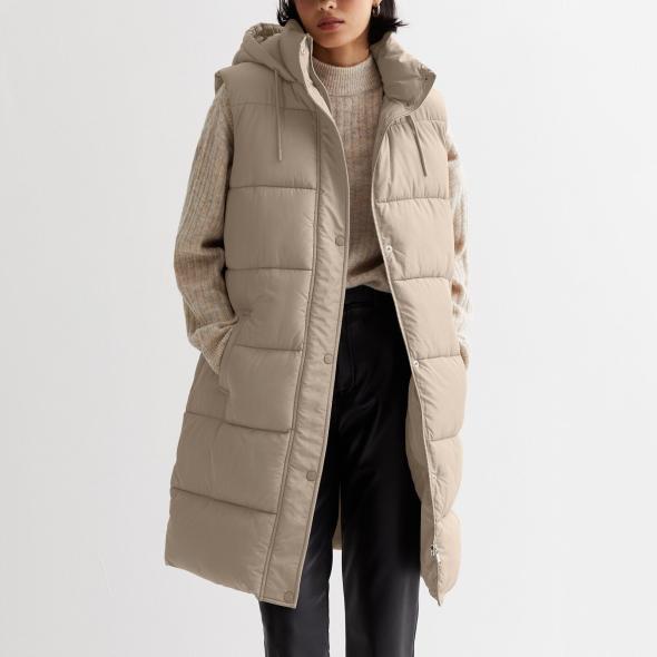 Mink Hooded Puffer Gilet  |  Womens Coats & Jackets Clothing Coats & Jackets