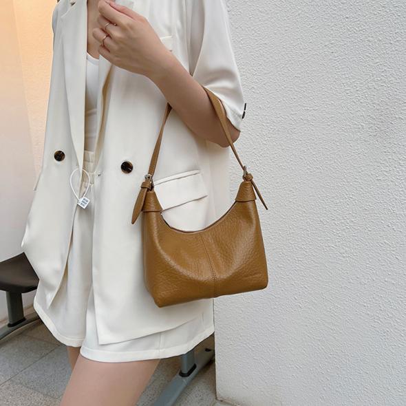 Mink Leather Look Buckle Strap Crossbody Bag  |  Womens Bags Accessories Bags