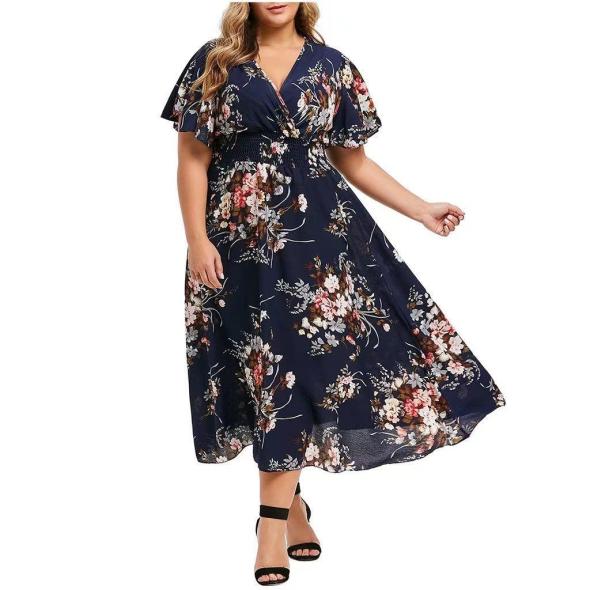 Navy Butterfly Print Short Sleeve Jumpsuit  |  Womens Jumpsuits & Playsuits Clothing Jumpsuits & Playsuits