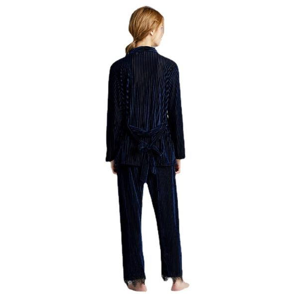 Navy Pleated Wide-Leg Trousers  |  Womens Co-Ords Clothing Co-Ords