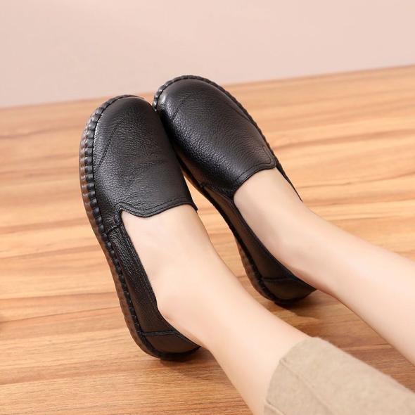 Off White Leather-Look Chunky Loafers  |  Womens Loafers Loafers Loafers