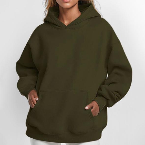 Off White Pocket Front Hoodie  |  Womens Lounge & Sports Clothing Hoodies & Sweatshirts