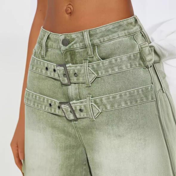 Olive Dayna Paperbag Jeans  |  Womens Jeans Clothing Jeans