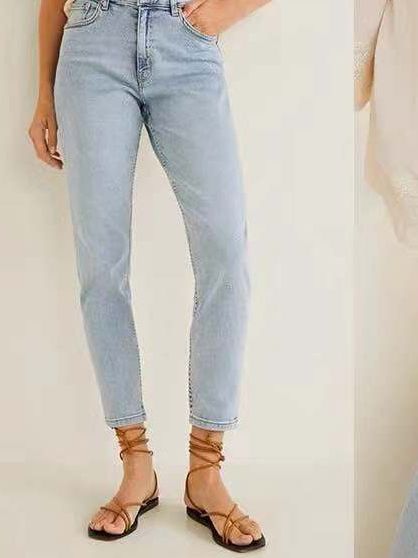 Pale Grey High Waist Mom Jeans  |  Womens Jeans Clothing Jeans