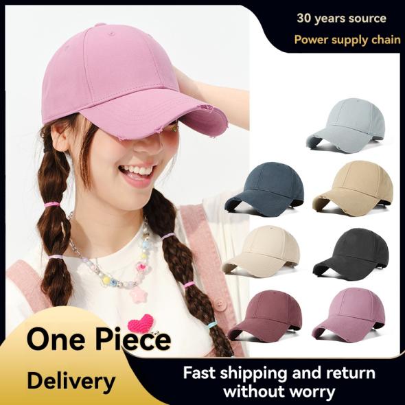 Pink Cotton Plain Cap  |  Womens Hats Accessories Hats