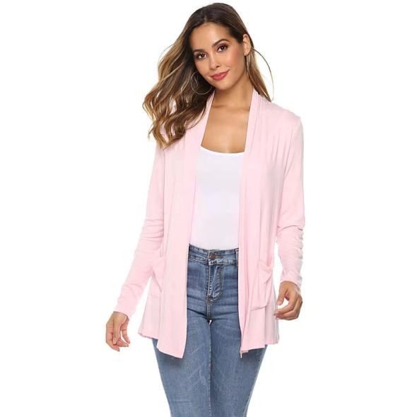 Pink Ruched Sleeve Blazer  |  Womens Blazers Blazers Blazers