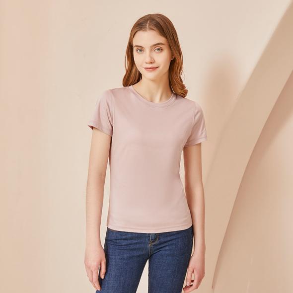 Stone Crew Neck Slim Fit T-Shirt  |  Womens Basics Basics Basics