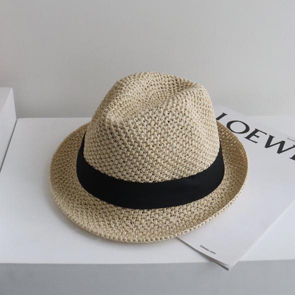 Stone Straw Effect Oversized Fedora Hat  |  Womens Hats Accessories Hats