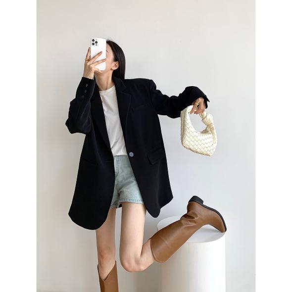 Tall Black Button Up Blazer  |  Womens Blazers Blazers Blazers