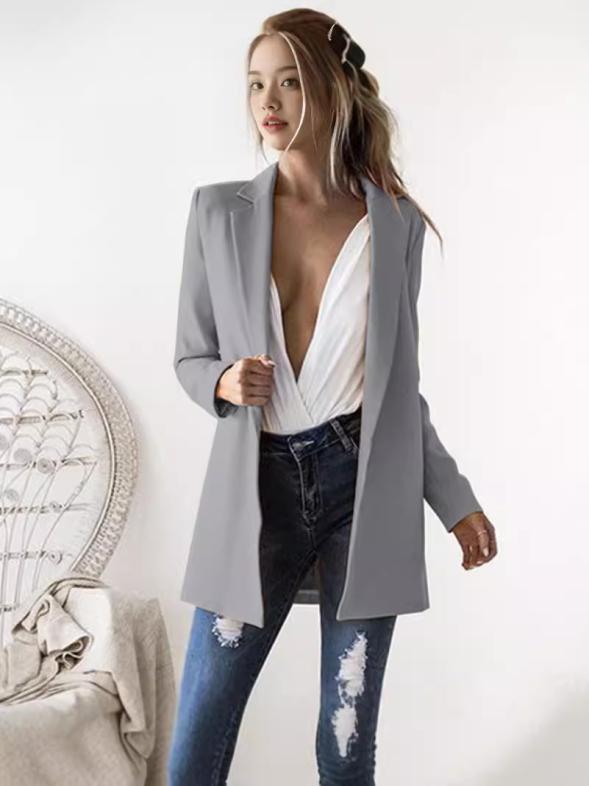 Tall Dark Grey Blazer  |  Womens Suits & Tailoring Blazers Blazers