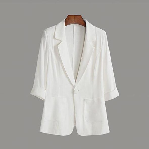 Tall White Textured Jersey Blazer  |  Womens Blazers Blazers Blazers