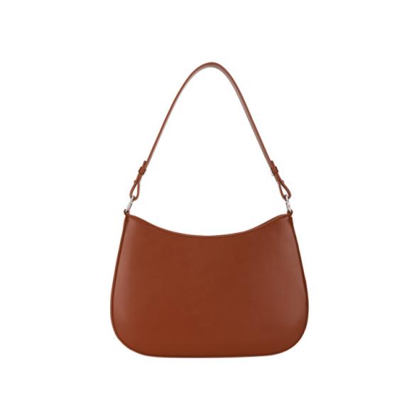 Tan Leather-Look Shoulder Bag  |  Womens Bags Accessories Bags