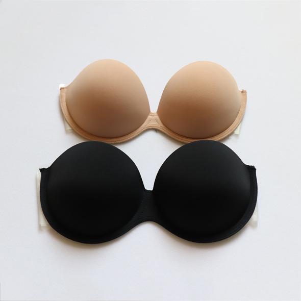 Tan Stick-On Wing Strapless Bra  |  Womens Lingerie Clothing Lingerie