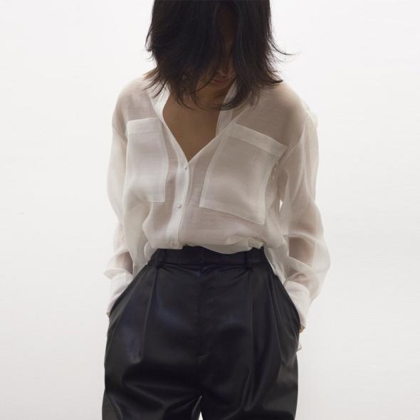 White Crepe Shirt  |  Womens Shirts & Blouses Clothing Shirts & Blouses