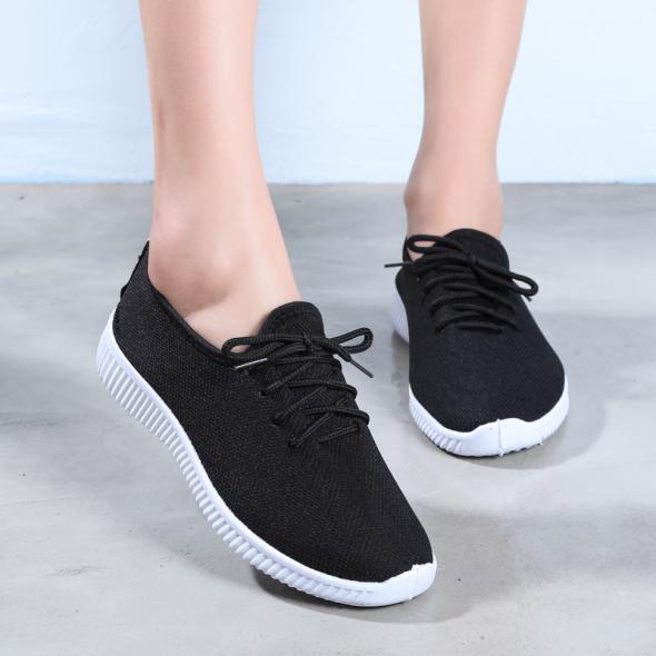 White Knit Metal Trim Lace Up Trainers  |  Womens Trainers Shoes Trainers