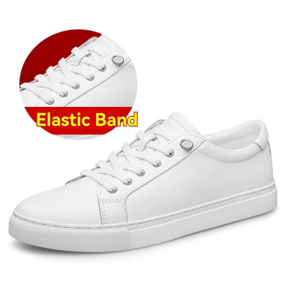 White Leather-Look Contrast Chunky Trainers  |  Womens Trainers Shoes Trainers