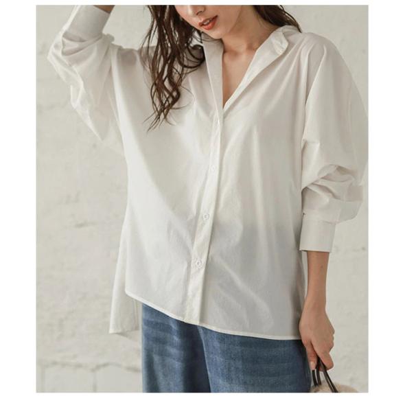 White Poplin Cotton Shirt  |  Womens Shirts & Blouses Clothing Shirts & Blouses