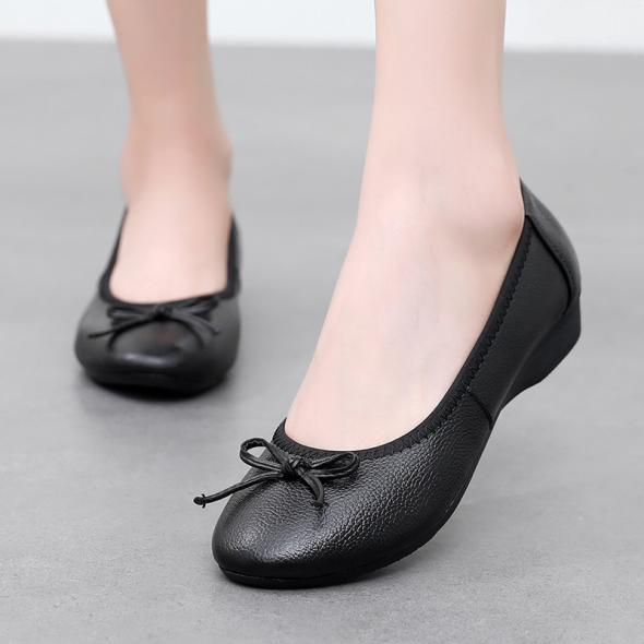 Extra Wide Fit Black Bow Ballet Pumps  |  Womens Ballet Pumps Ballet Pumps Ballet Pumps